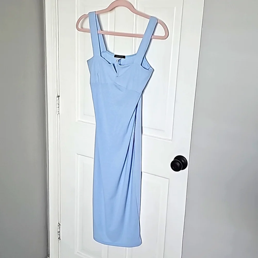 caution to the wind blue dress | Dresses | Caution To The Wind Ribbed Baby Midi White dress